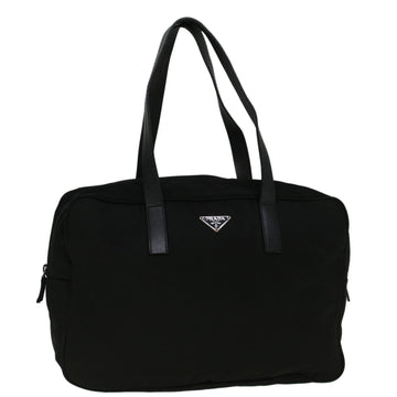 PRADA Shoulder Bag Nylon Black Auth fm2931