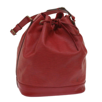 LOUIS VUITTON Epi Noe Shoulder Bag Red M44007 LV Auth fm3119