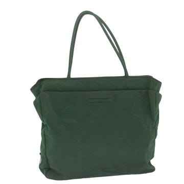 PRADA Tote Bag Nylon Green Auth ki4037