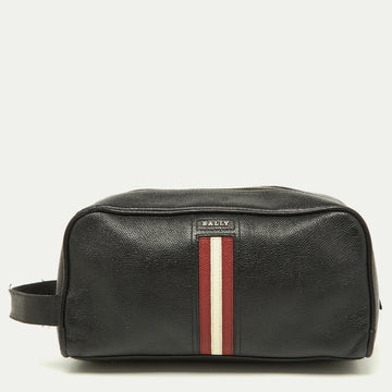 BALLY Black Leather Takimo Pouch