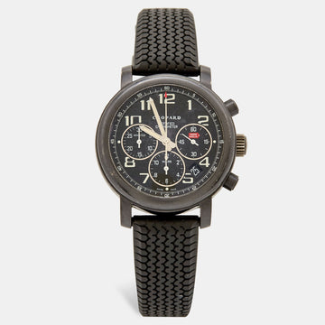 CHOPARD Black PVD Coated Titanium Rubber Mille Miglia Speed Black 16/8407 Men's Wristwatch 40 mm