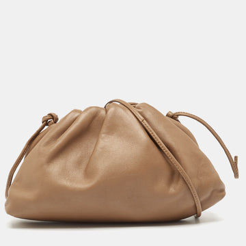 BOTTEGA VENETA Brown Leather Mini The Pouch Bag