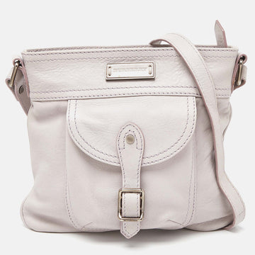 BURBERRY Lavender Leather Crossbody Bag w/Wallet
