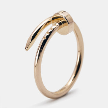 CARTIER Juste Un Clou 18k Rose Gold Small Model Ring Size 52