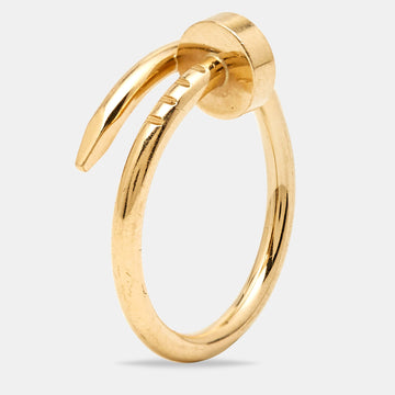 CARTIER Juste Un Clou 18k Yellow Gold Small Model Ring Size 46