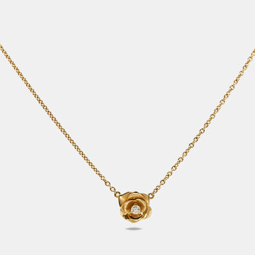 PIAGET Rose Diamond 18k Rose Gold Pendant Necklace