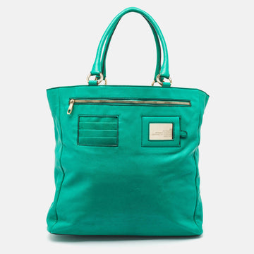D&G Green Leather Ania Tote