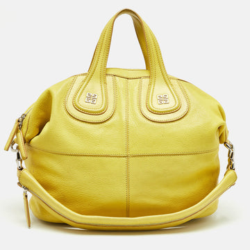 GIVENCHY Yellow Leather Medium Nightingale Bag
