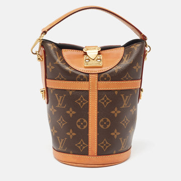 LOUIS VUITTON Monogram Canvas and Leather Duffle Bag