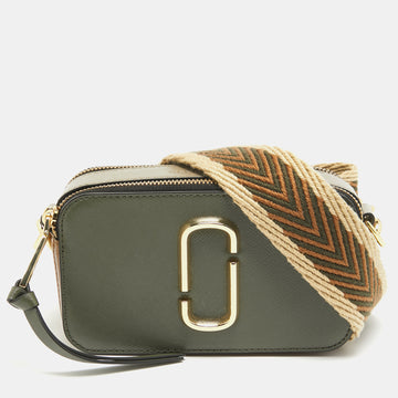 MARC JACOBS Multicolor Patent Leather Snapshot Crossbody Bag