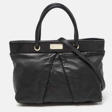 MARC JACOBS Black Leather Marchive Tote