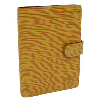 LOUIS VUITTON Epi Agenda PM Day Planner Cover Yellow R20059 LV Auth yk11983