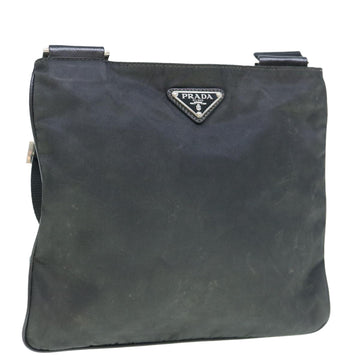 PRADA Shoulder Bag Nylon Black Auth yk9696