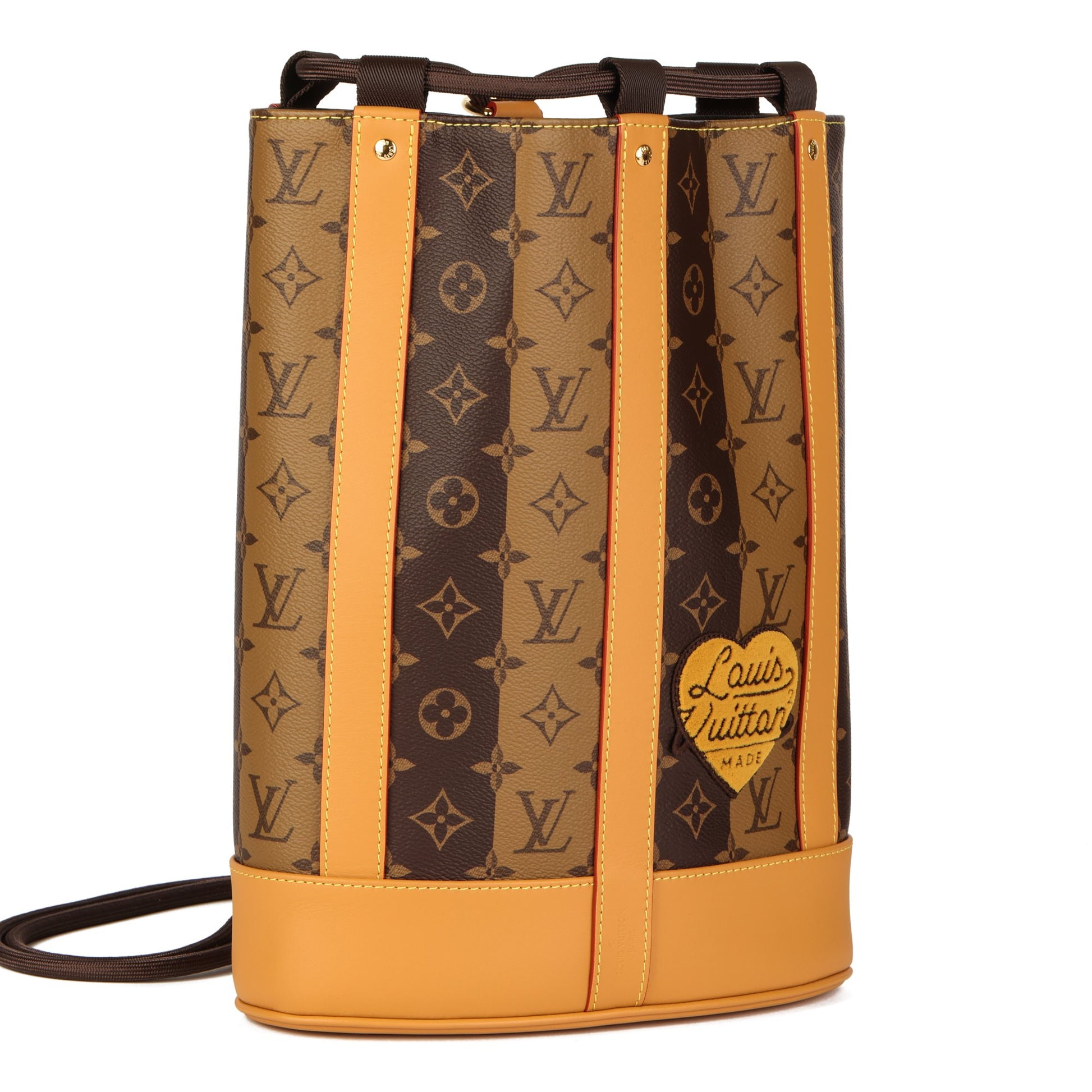 Louis Vuitton x NIGO Monogram Stripe Randonnee Messenger M45968 Brown