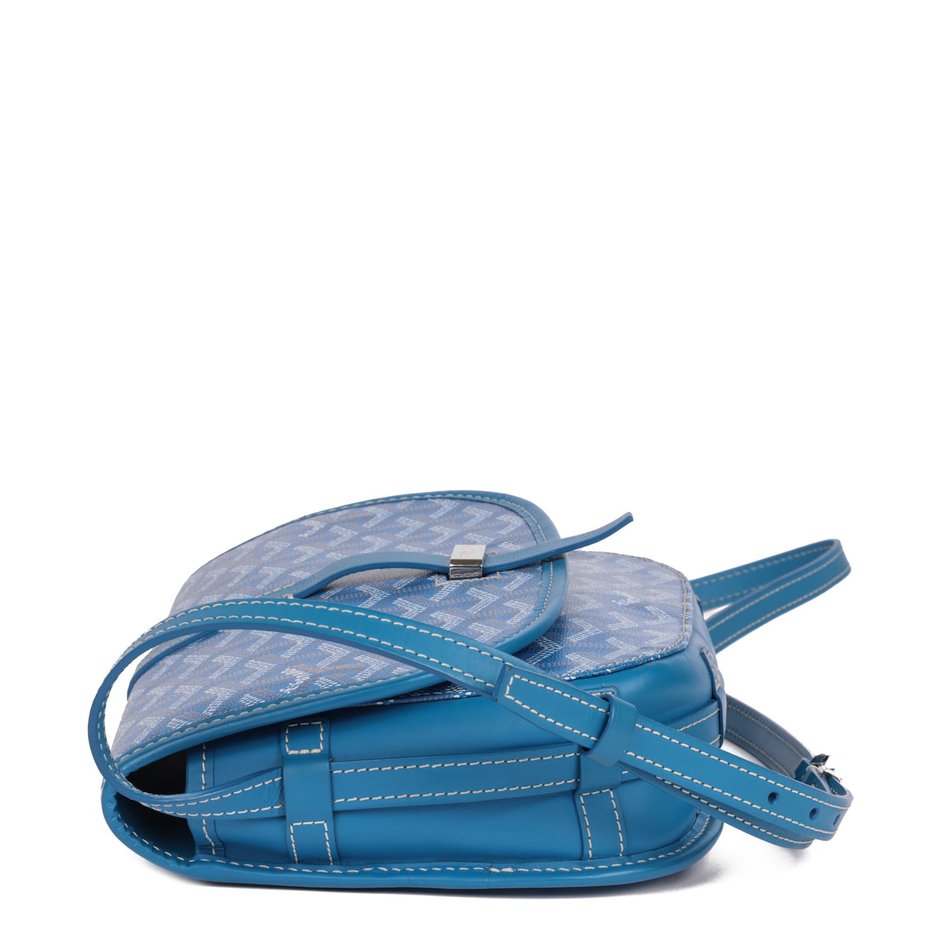 Belvedère leather crossbody bag Goyard Blue in Leather - 20742901