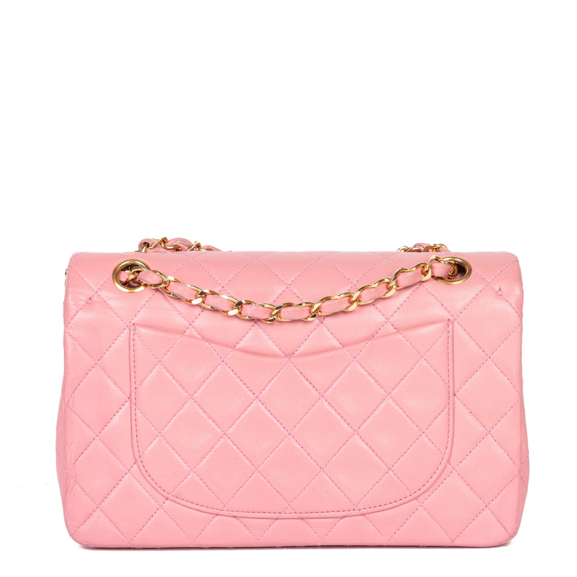 Chanel Pink Quilted Lambskin Leather Small Trendy CC Flap Bag – Votre Luxe