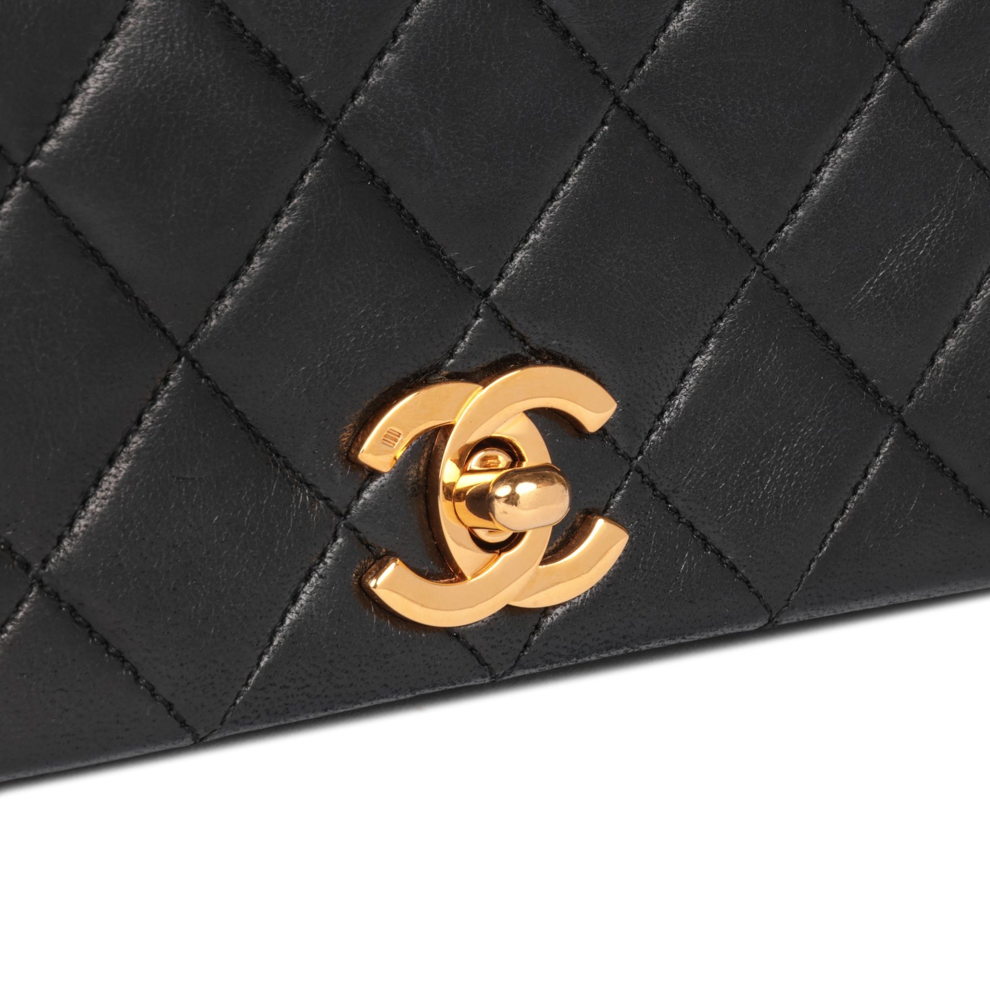6. LP x C Chanel Black CC Turnlock Fingerless Gloves - AGL1681