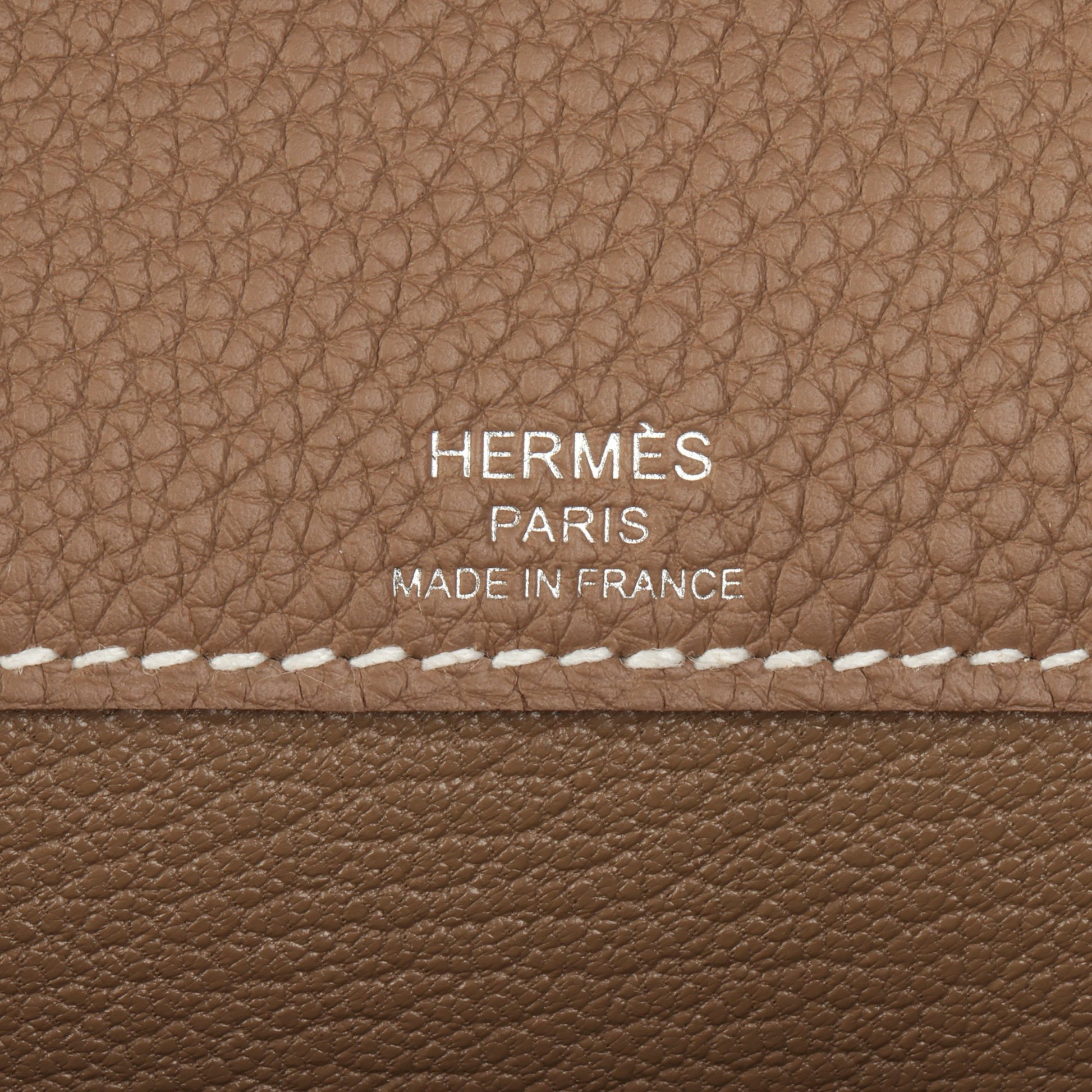 Hermès Kelly Depeche 25 Etoupe Togo With Silver Hardware - AG Concierge Fzco
