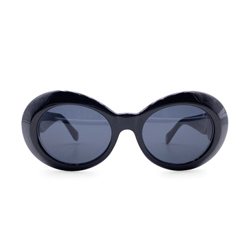VERSACEGianni  Vintage Black Sunglasses Mod 418 Col N52 Silver Medusa