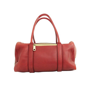 Chloã Red Leather Madeleine Tote Bag