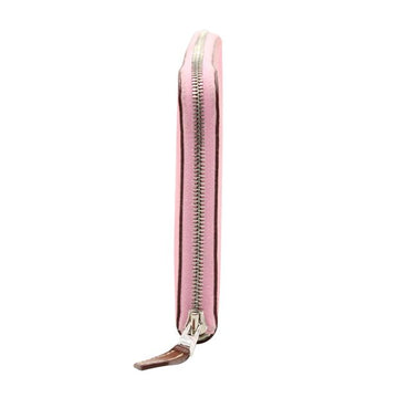 HERMeS Pink Silk'In Classique Long Wallet