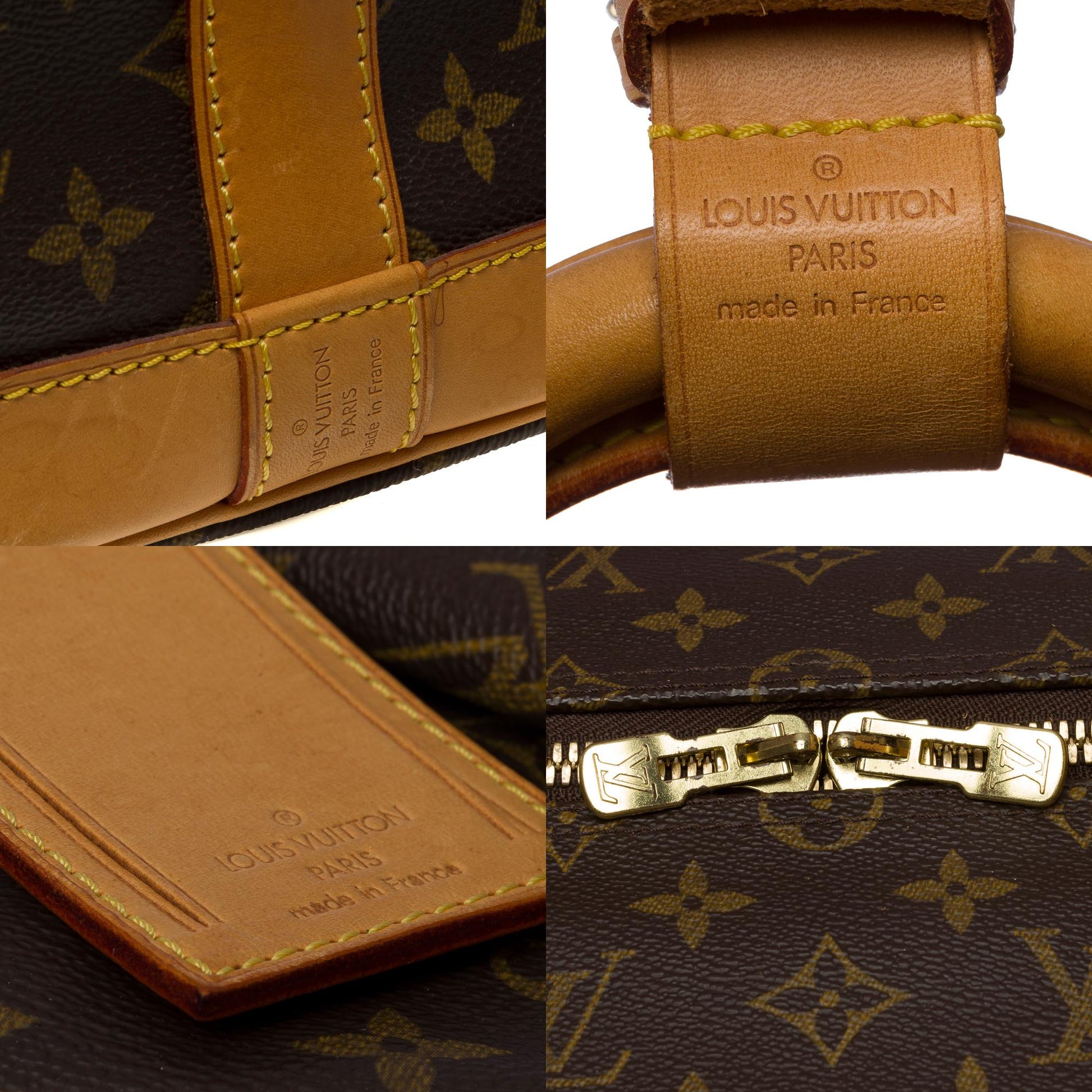 Rare Louis Vuitton Cruiser 45 Travel bag in brown Monogram canvas