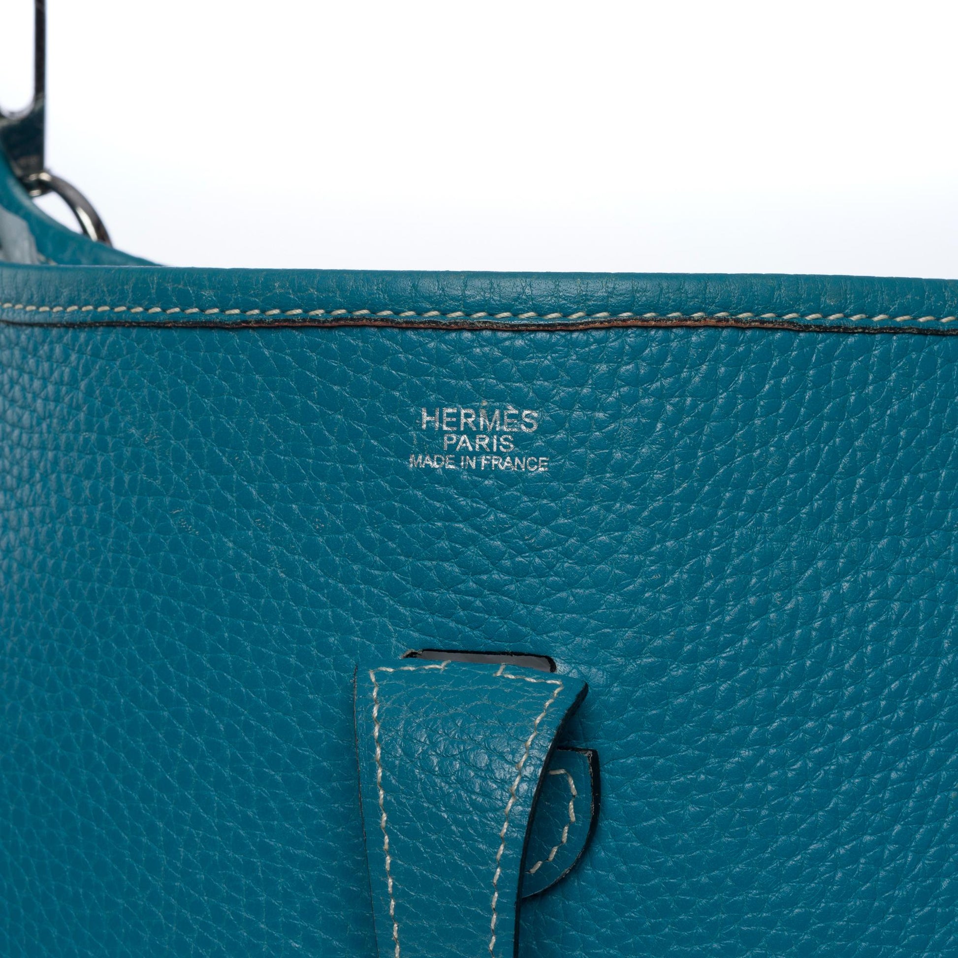 Evelyne wool crossbody bag Hermès Blue in Wool - 24251704