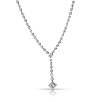 TIFFANY & CO. Diamond Grace Necklace in Platinum [4.10 CTW]