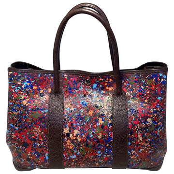 HERMES Pointillism Hand Painted Garden Party 35 Tote