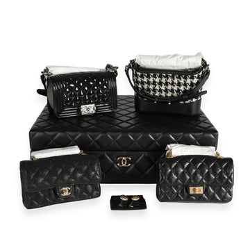CHANEL NIB Success Story Set of 4 Mini Bags and Trunk