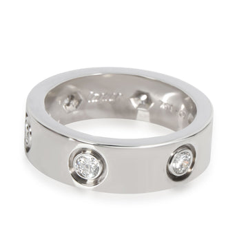 CARTIER Love 6 Diamond Band in 18K White Gold 0.46 CTW