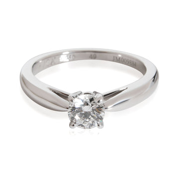VAN CLEEF & ARPELS Diamond Engagement Ring in Platinum E-F VVS2 0.4 CTW