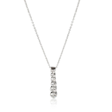 TIFFANY & CO. Jazz Diamond Necklace in Platinum 0.50 CTW