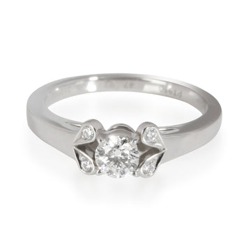 CARTIER Ballerine Diamond Engagement Ring in Platinum Platinum F VS2 0.2