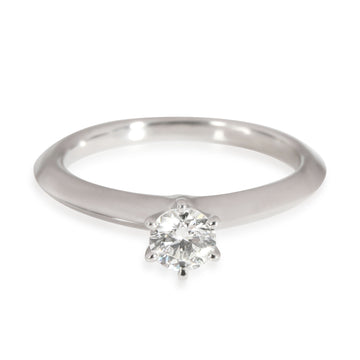 TIFFANY & CO. Diamond Solitaire Engagement Ring in Platinum I VS1 0.28 CTW