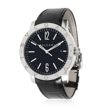 BVLGARI  SoloTempo 101867 BB 41 S Men's Watch in Stainless Steel