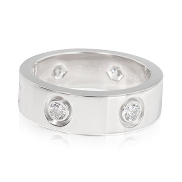 CARTIER Love Diamond Ring in 18kt White Gold 0.46 CTW