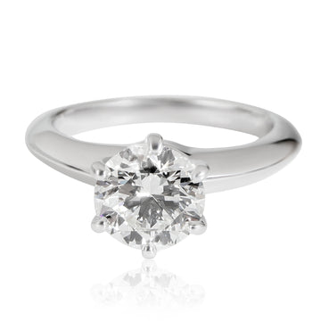 TIFFANY & CO. Diamond Engagement Ring in Platinum G SI1 1.16 CTW