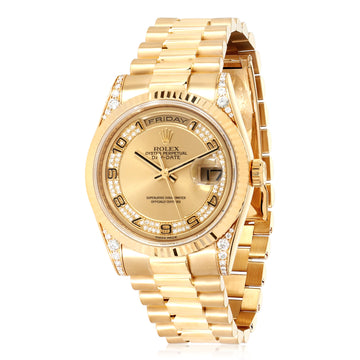 ROLEX Day-Date 118338 Men's Watch in 18kt Yellow Gold