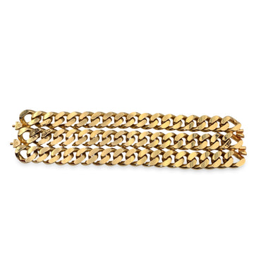 VALENTINO Night Vintage Gold Metal Embellished Multichain Bracelet