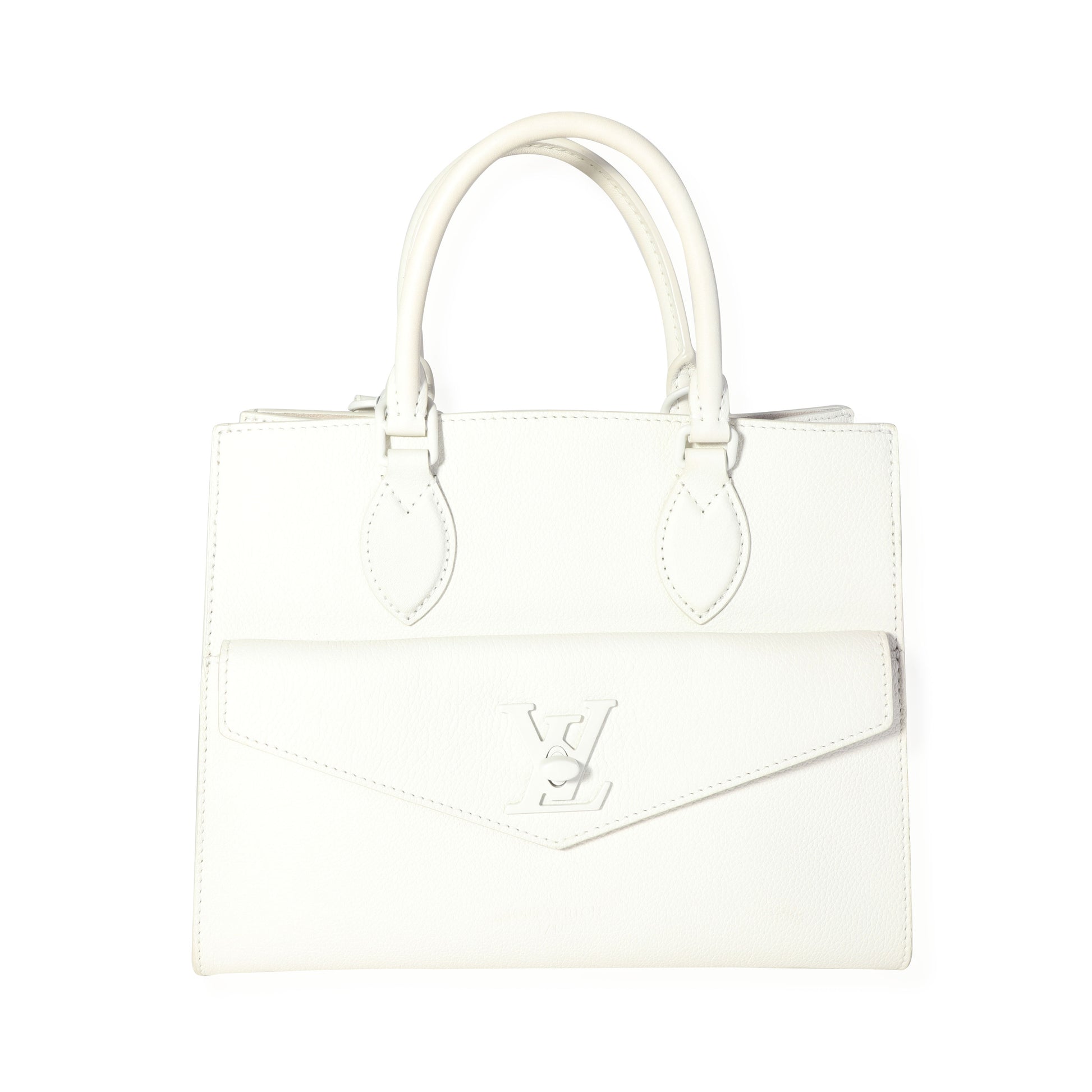 Louis Vuitton Lockme Tote Pm in White