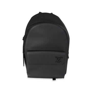 LOUIS VUITTON Black Aerogram Leather New Backpack
