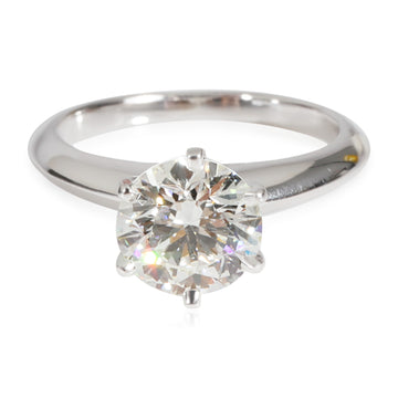 TIFFANY & CO. Diamond Solitaire Engagement Ring in Platinum H VS1 1.53 CT