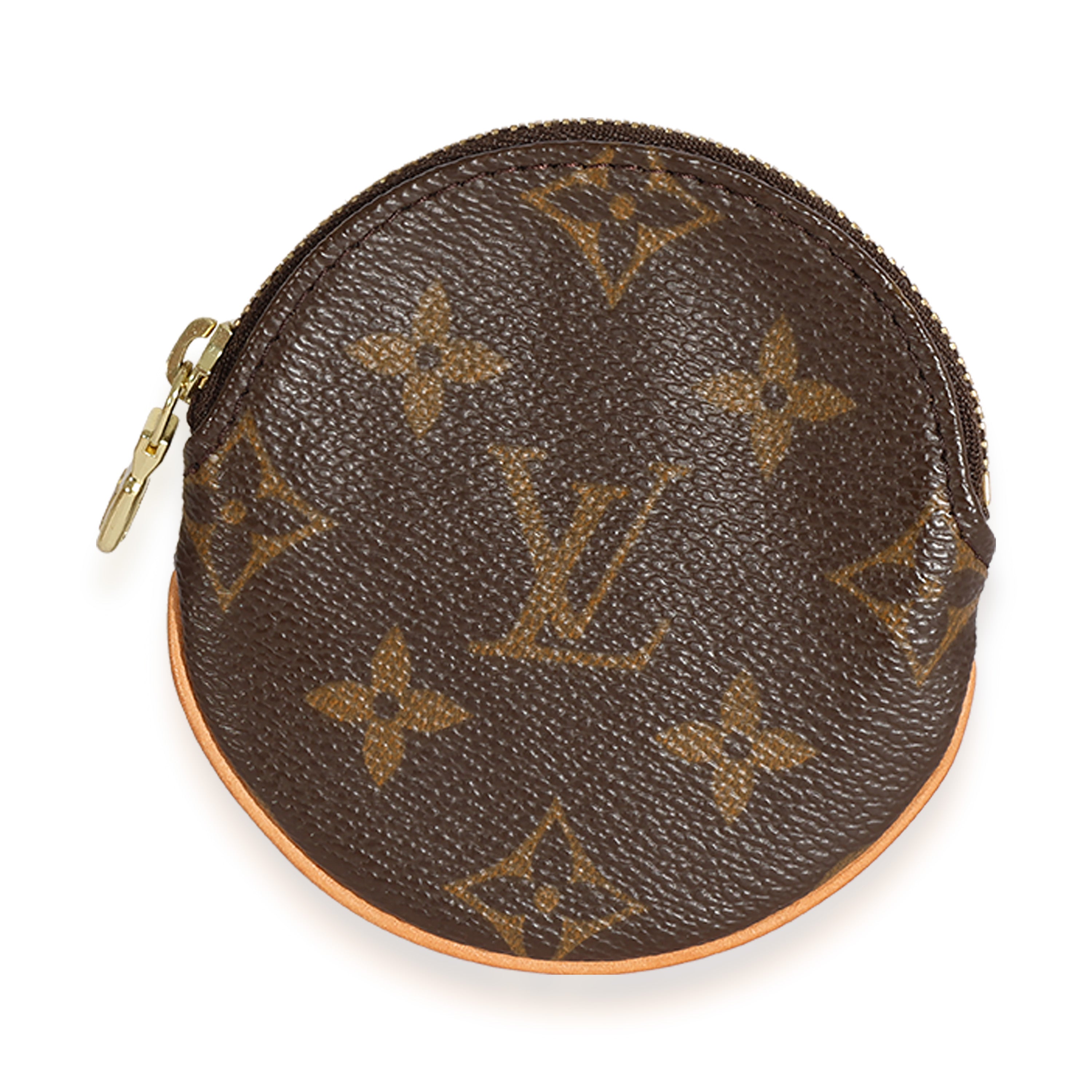 0587 NUDE PEBBLE LEATHER ROUND COIN/ACCESSORY PURSE [0587 NUDE RND LEATHER  COIN PURSE] : MF Handbags