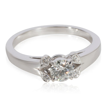 CARTIER Ballerine Diamond Engagement Ring in Platinum F VVS2 0.35 CT