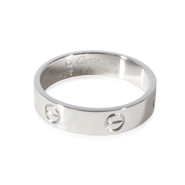 CARTIER Love Ring in 18k White Gold