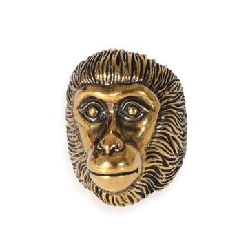 GUCCI Brass Tone Monkey Head Ring