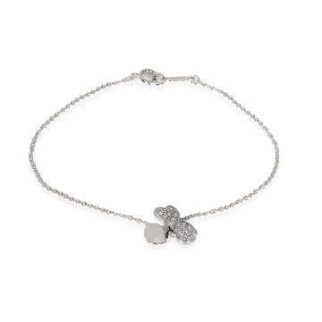 TIFFANY & CO. Paper Flowers Diamond Bracelet in Platinum 0.17 CTW