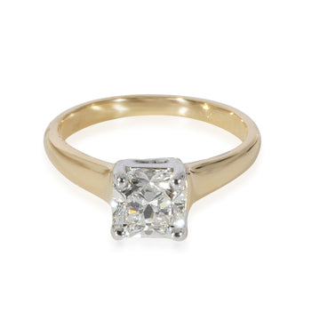 TIFFANY & CO. Lucida Diamond Engagement Ring in 18KT Gold/Platinum I VS1 1.04CT
