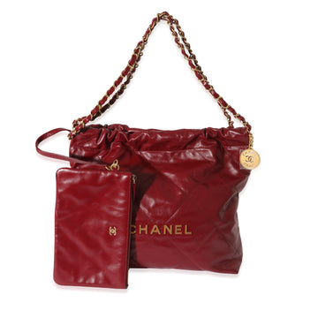 Chanel Metallic Lambskin Quilted Coco Punk Cube Bag with Chain